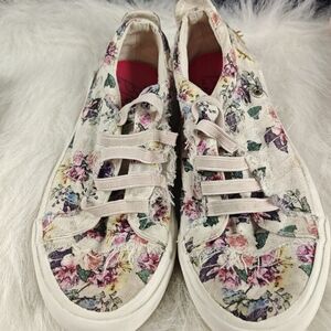 Blowfish Multicolor Floral Canvas Sneakers